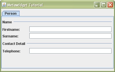 SeparatorLayoutDecorator within a TabbedPaneLayoutDecorator